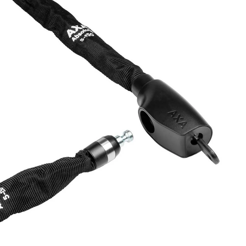 Axa Absolute Kedjelås, Black, 5 x 1500mm