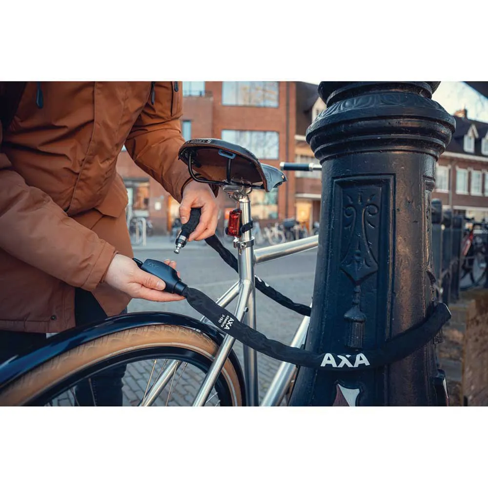 Axa Absolute Kedjelås, Black, 5 x 1500mm