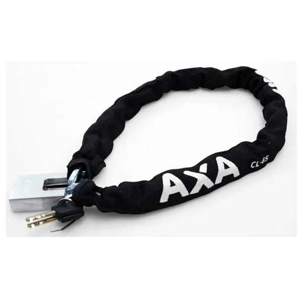 Axa CLINCH 95 Kättingås 105 x 7,5 mm med hänglås, Svart