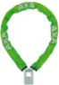Axa clinch stark kättinglås 85 cm 6, Grön