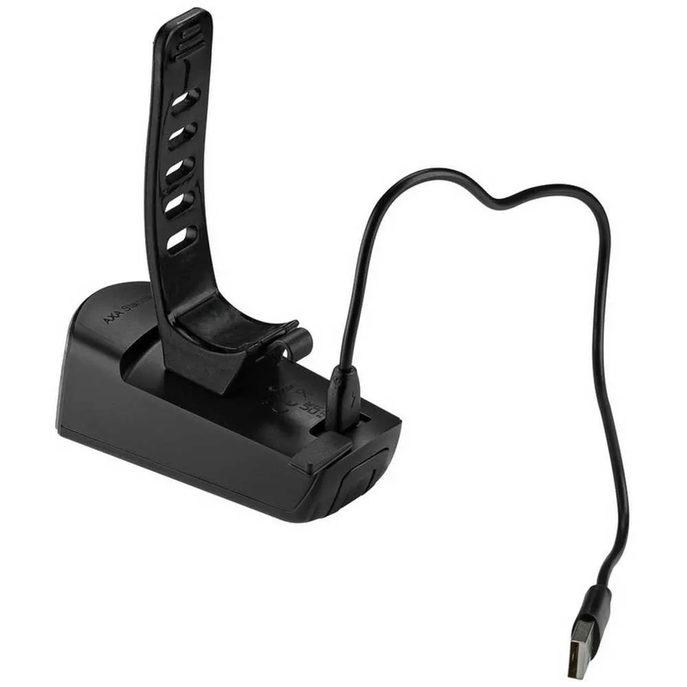 Axa Dwn 100 Cykellampset, Black / red, One Size