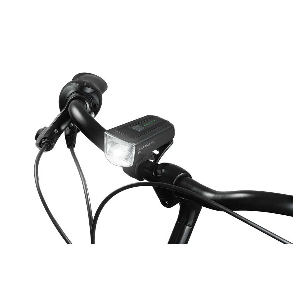 Axa Dwn 100 Framlampa, Black, One Size
