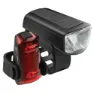 Axa Dwn 50 Cykellampset, Black / red, One Size