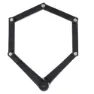 Axa Fold Pro Hopfällbart Lås, Black, 100cm