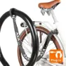 Axa Inmenso Xl + Ulc Cykelramlås, Black, 130cm