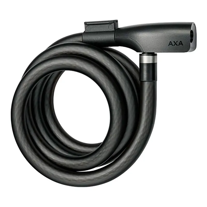 Axa Resolute Newton Kabellås, Black, 15 x 180mm