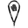 Axa RLC 140 Einsteckkette + Satteltasche, Black / black, 140cm