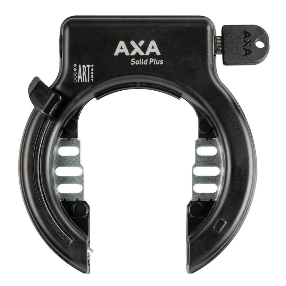 Axa Solid Plus Bosch Gen2 Battery Cykelramlås, Black, One Size
