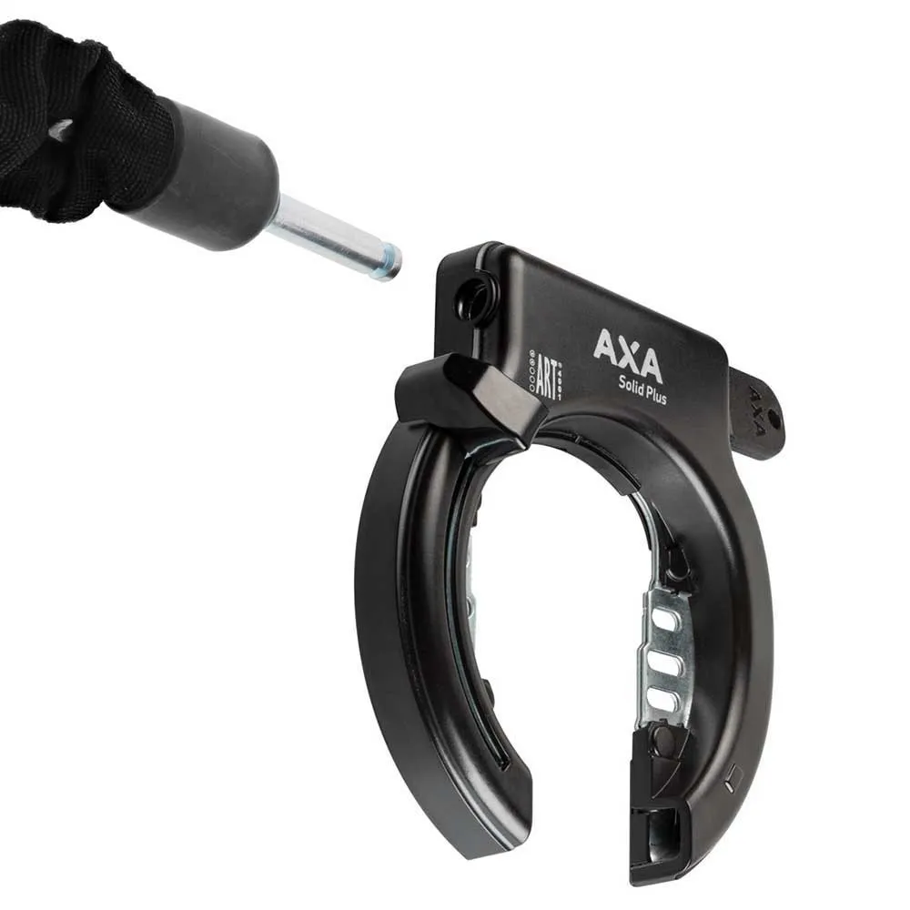 Axa Solid Plus Bosch Gen2 Battery Cykelramlås, Black, One Size