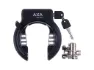 Axa Solid Plus ringlås + batterilås till E-bike Bosch Gen. 2, Svart