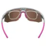 AZR Arrow Rx Solglasögon, Crystal grey, Hydrophobic Red/CAT3