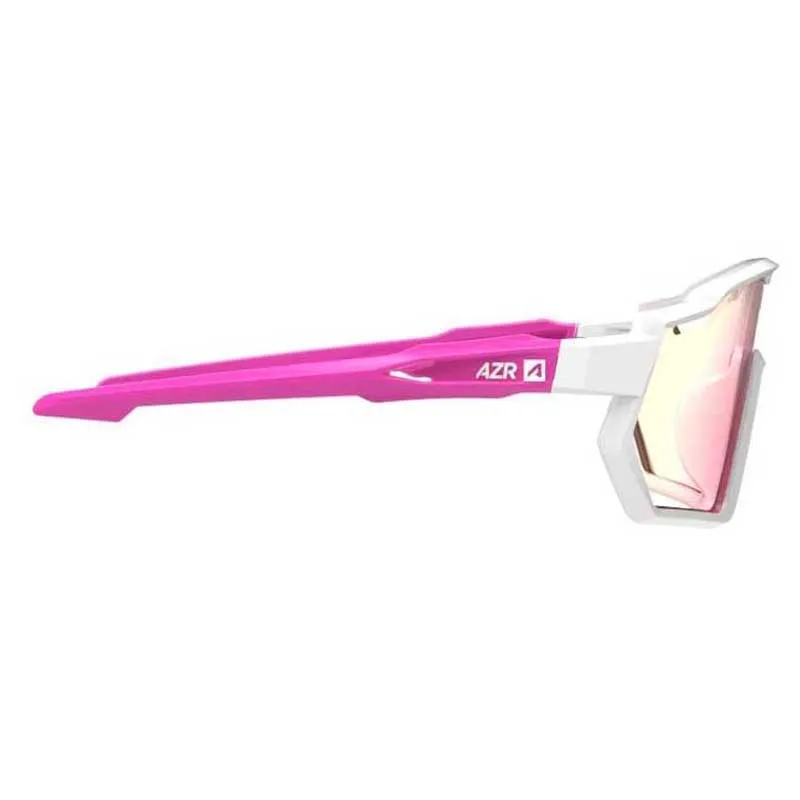 AZR Kromic Pro Race Jr Rx Foto Kromatiska Solglasögon, White / red, Pink Irise/CAT0-3