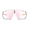 AZR Kromic Pro Race Jr Rx Foto Kromatiska Solglasögon, White / red, Pink Irise/CAT0-3