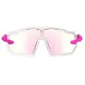 AZR Kromic Pro Race Jr Rx Foto Kromatiska Solglasögon, White / red, Pink Irise/CAT0-3