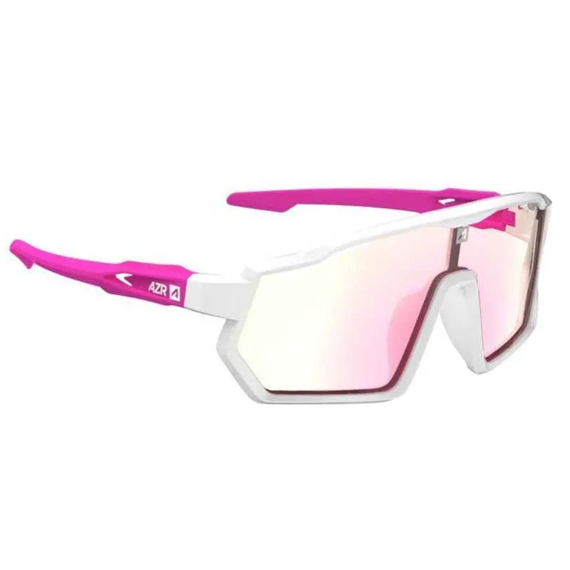 AZR Kromic Pro Race Jr Rx Foto Kromatiska Solglasögon, White / red, Pink Irise/CAT0-3