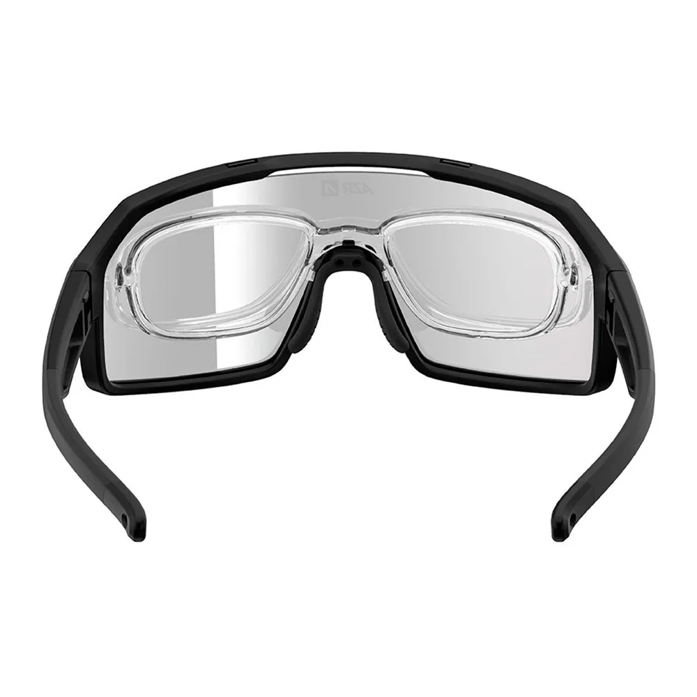 AZR Kromic Pro Sky Rx Foto Kromatiska Solglasögon, Matte black, Photochromic Grey Mirror/CAT1-3