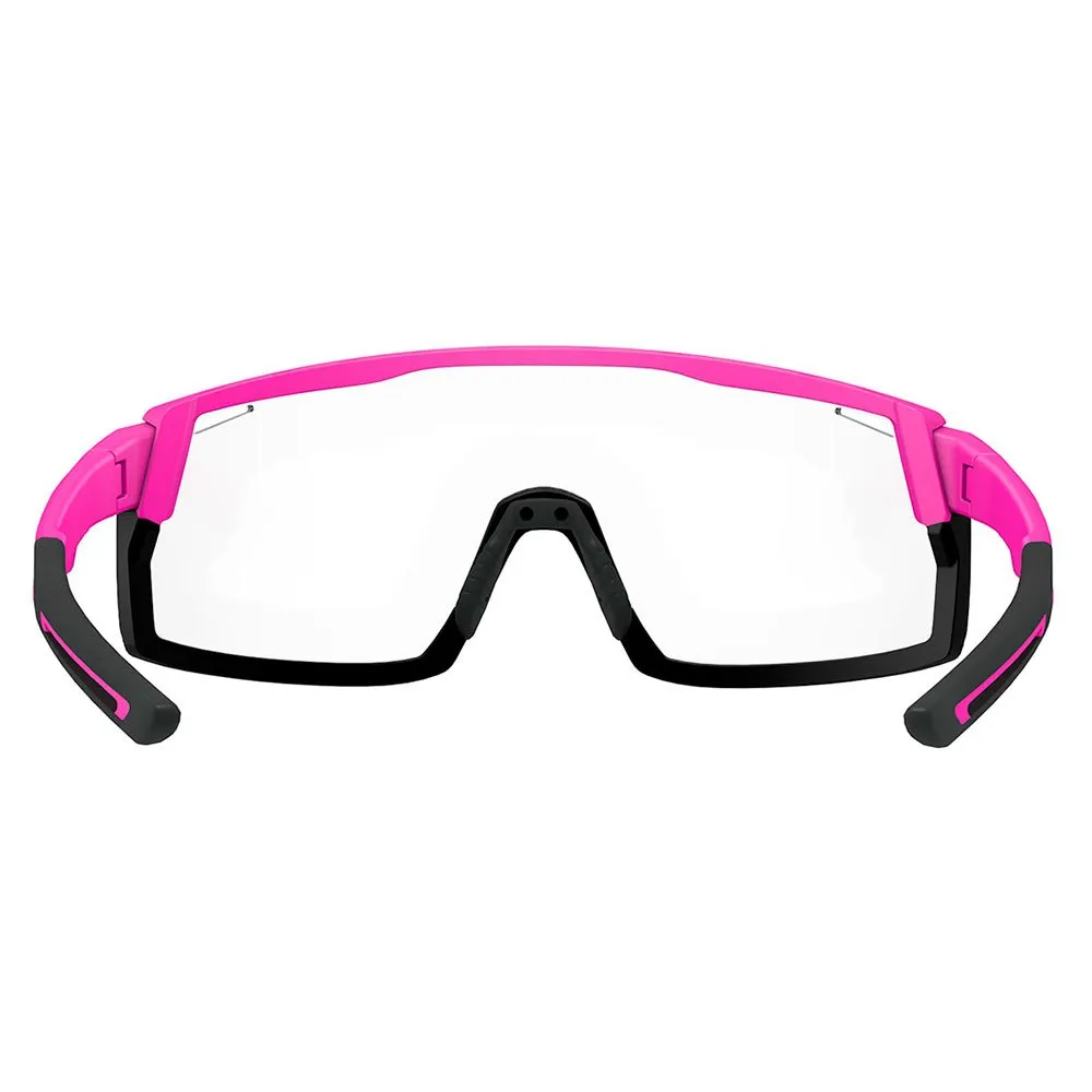 AZR Kromic Sprint Foto Kromatiska Solglasögon, Matte fuchsia / black, Photochromic Clear Mirror/CAT0-3
