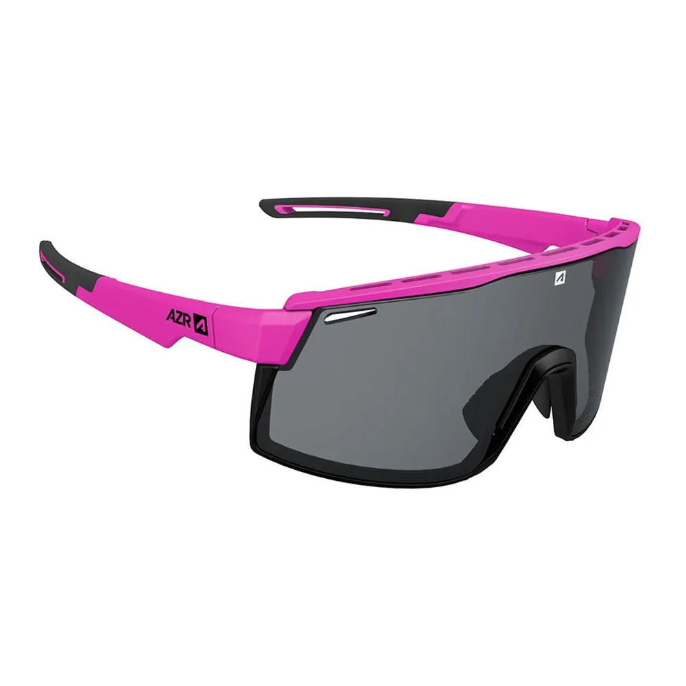 AZR Kromic Sprint Foto Kromatiska Solglasögon, Matte fuchsia / black, Photochromic Clear Mirror/CAT0-3