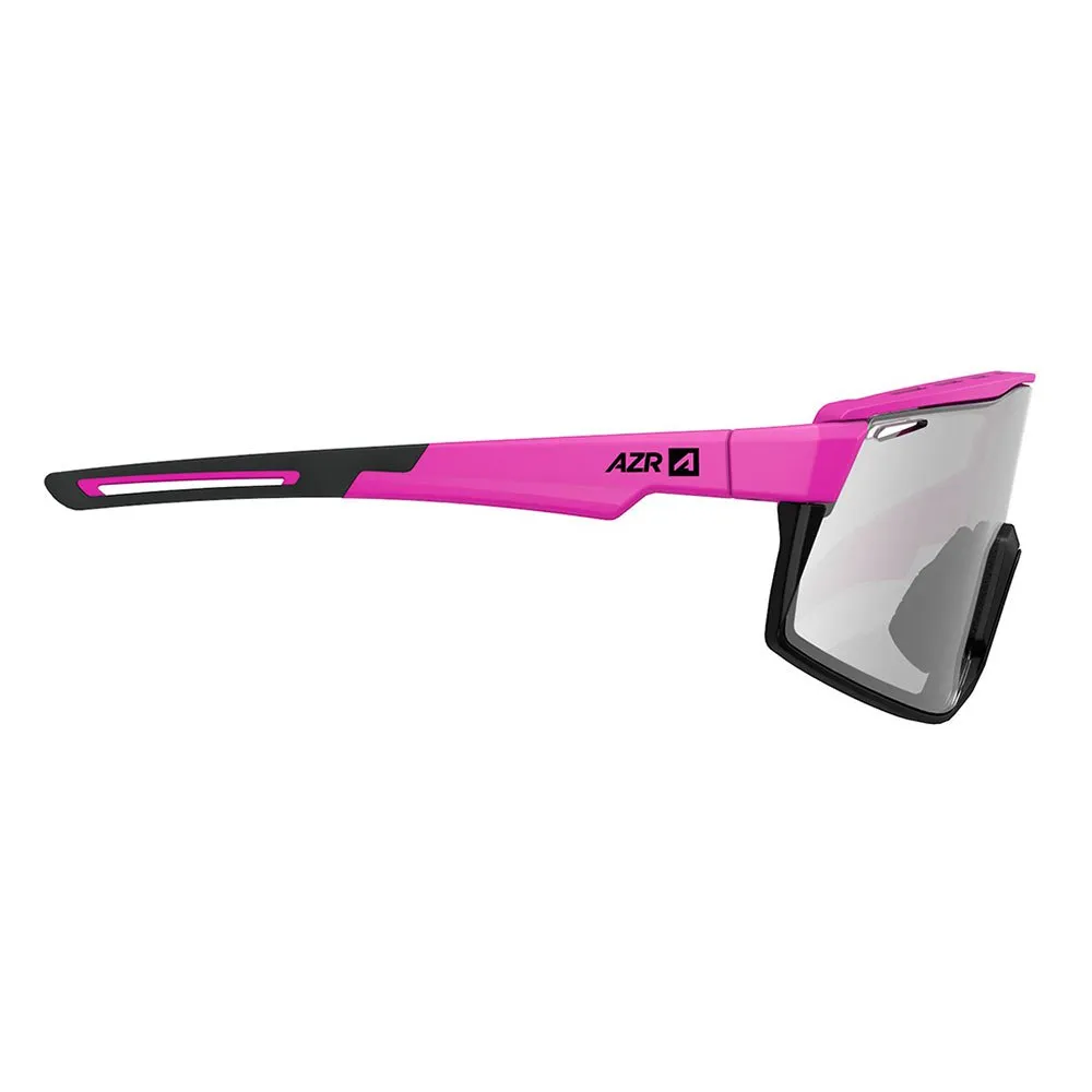 AZR Kromic Sprint Foto Kromatiska Solglasögon, Matte fuchsia / black, Photochromic Clear Mirror/CAT0-3