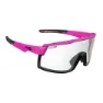 AZR Kromic Sprint Foto Kromatiska Solglasögon, Matte fuchsia / black, Photochromic Clear Mirror/CAT0-3