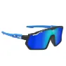 Black / blue matt