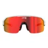 AZR Sky Rx Solglasögon, Matte white, Red Mirror/CAT3