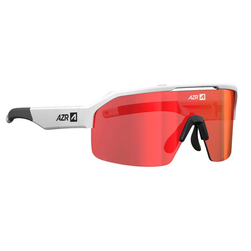 AZR Sky Rx Solglasögon, Matte white, Red Mirror/CAT3