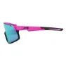 AZR Sprint Solglasögon, Matte fuchsia / black, Blue Mirror/CAT3