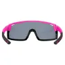 AZR Sprint Solglasögon, Matte fuchsia / black, Blue Mirror/CAT3