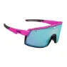 AZR Sprint Solglasögon, Matte fuchsia / black, Blue Mirror/CAT3