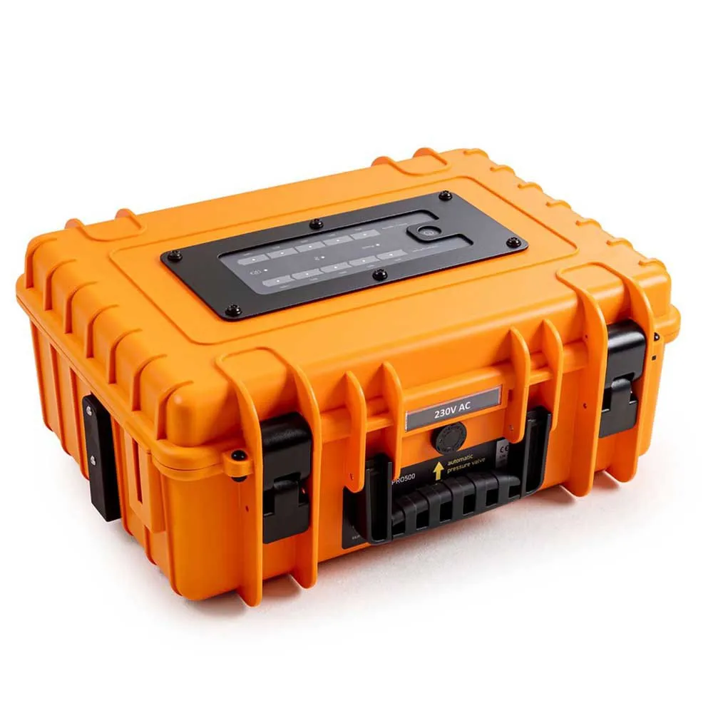 B&W Energy Case Pro500 500w Bärbar Kraftstation, Orange, One Size B&W Energy Case Pro500 500w Bärbar Kraftstation, Orange, One Size
