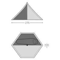 BACH Half Size Wickiup 3 Innertält
