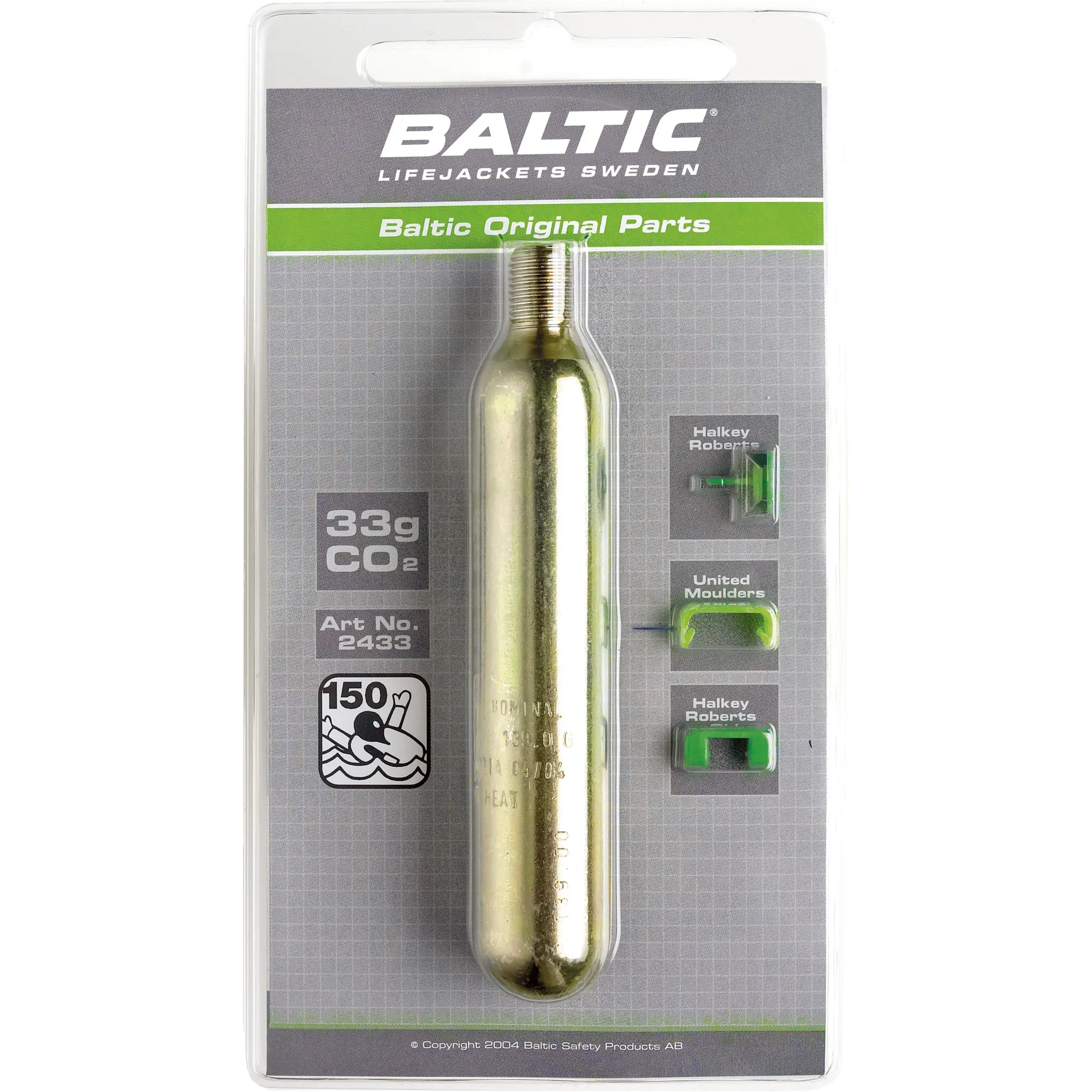 Baltic Co2-patron M. Säkerhetssti 33g, -, One Size Baltic Co2-patron M. Säkerhetssti 33g, -, One Size
