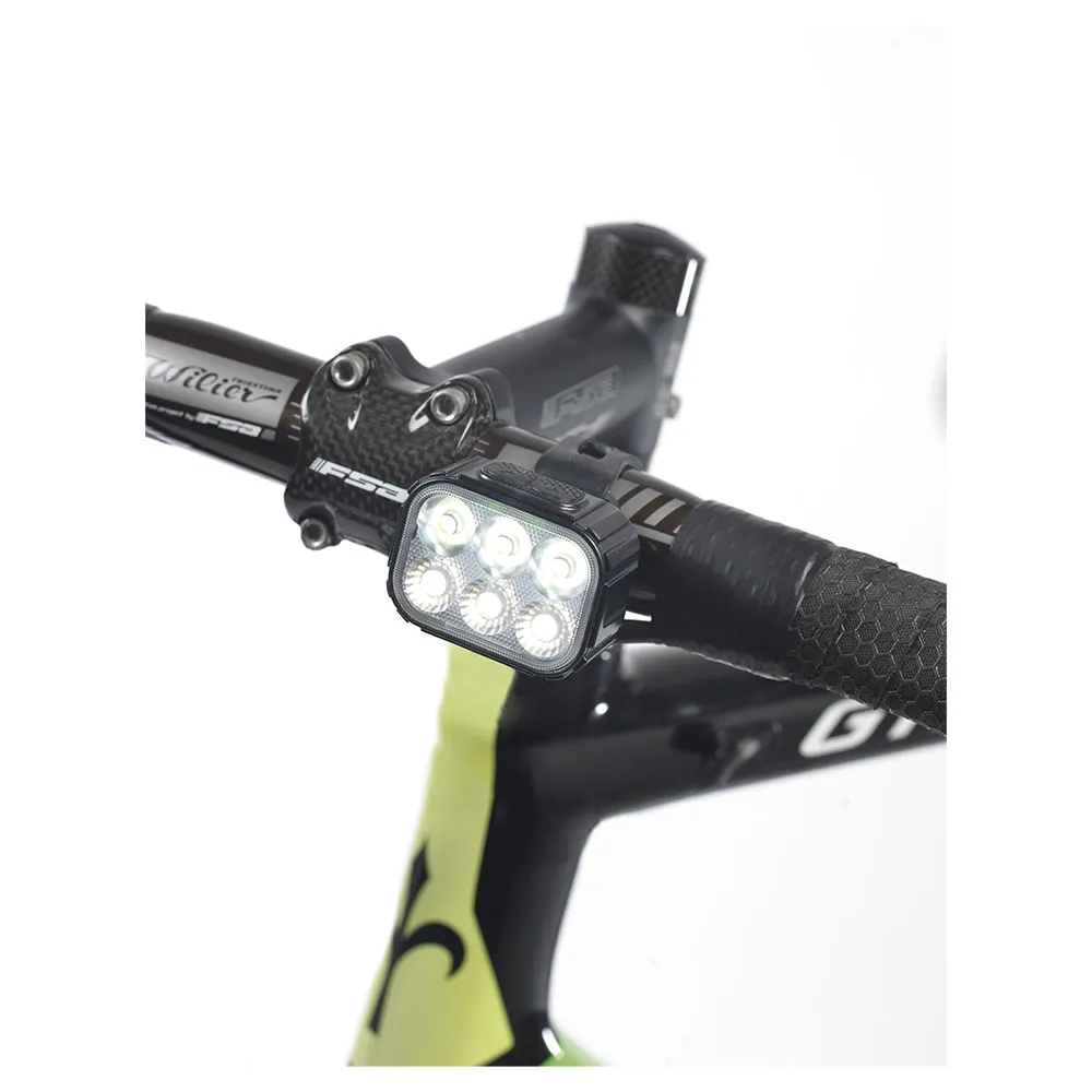 Barbieri Cykellampset, Red / silver, 500 / 100 Lumens