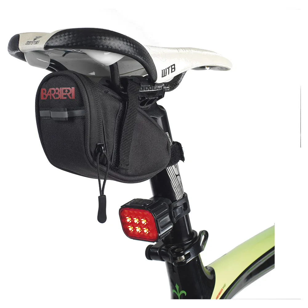 Barbieri Cykellampset, Red / silver, 500 / 100 Lumens
