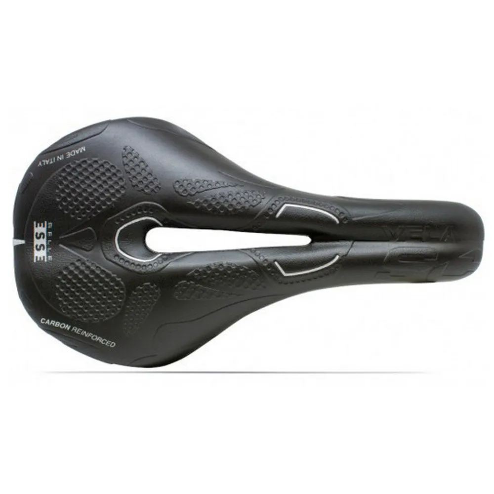 Barbieri Gravel Short Cykelsadel, Black, 140mm