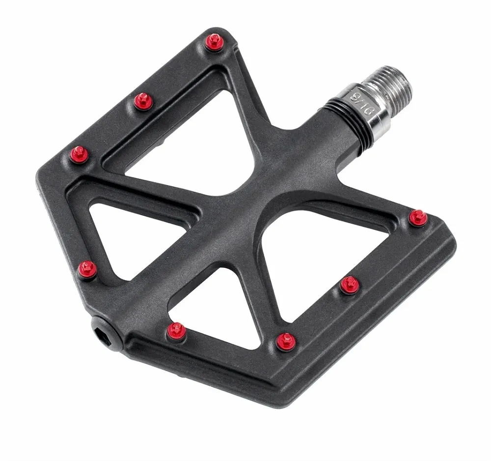 Barbieri MTB kolfiber-pedal, Svart Barbieri MTB kolfiber-pedal, Svart