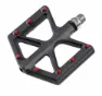 Barbieri MTB kolfiber-pedal, Svart