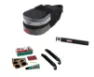 Barbieri sadelväska kit med pump, Grå/Svart