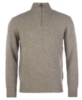 Barbour Men's Essential Lambswool Half Zip Knitted Jumper Barbour Men's Essential Lambswool Half Zip Knitted Jumper