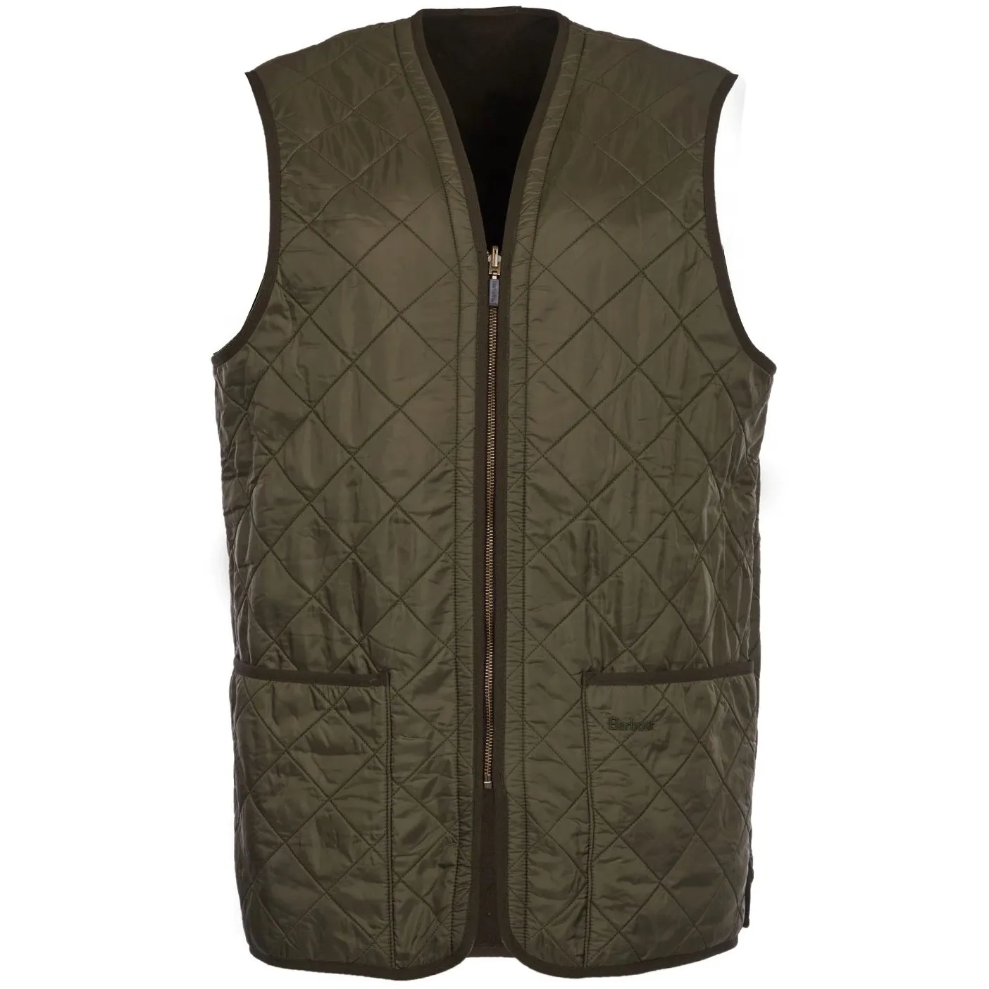 Barbour Men's Polarquilt Waistcoat Zip-In Barbour Men's Polarquilt Waistcoat Zip-In