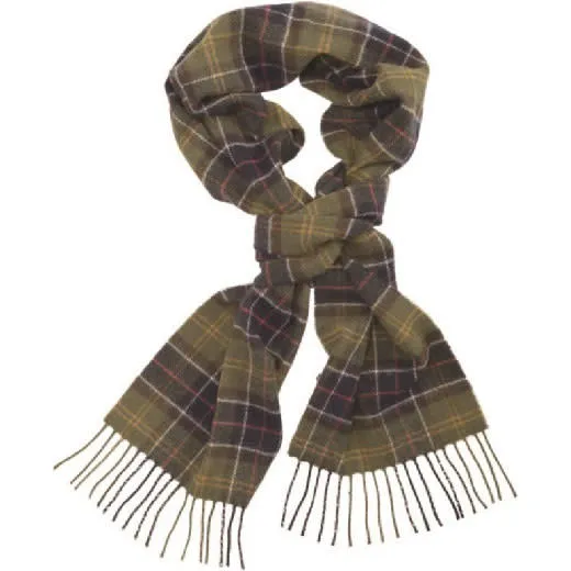 Barbour Unisex Tartan Lambswool Scarf Barbour Unisex Tartan Lambswool Scarf