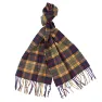 Barbour Unisex Tartan Lambswool Scarf, Green