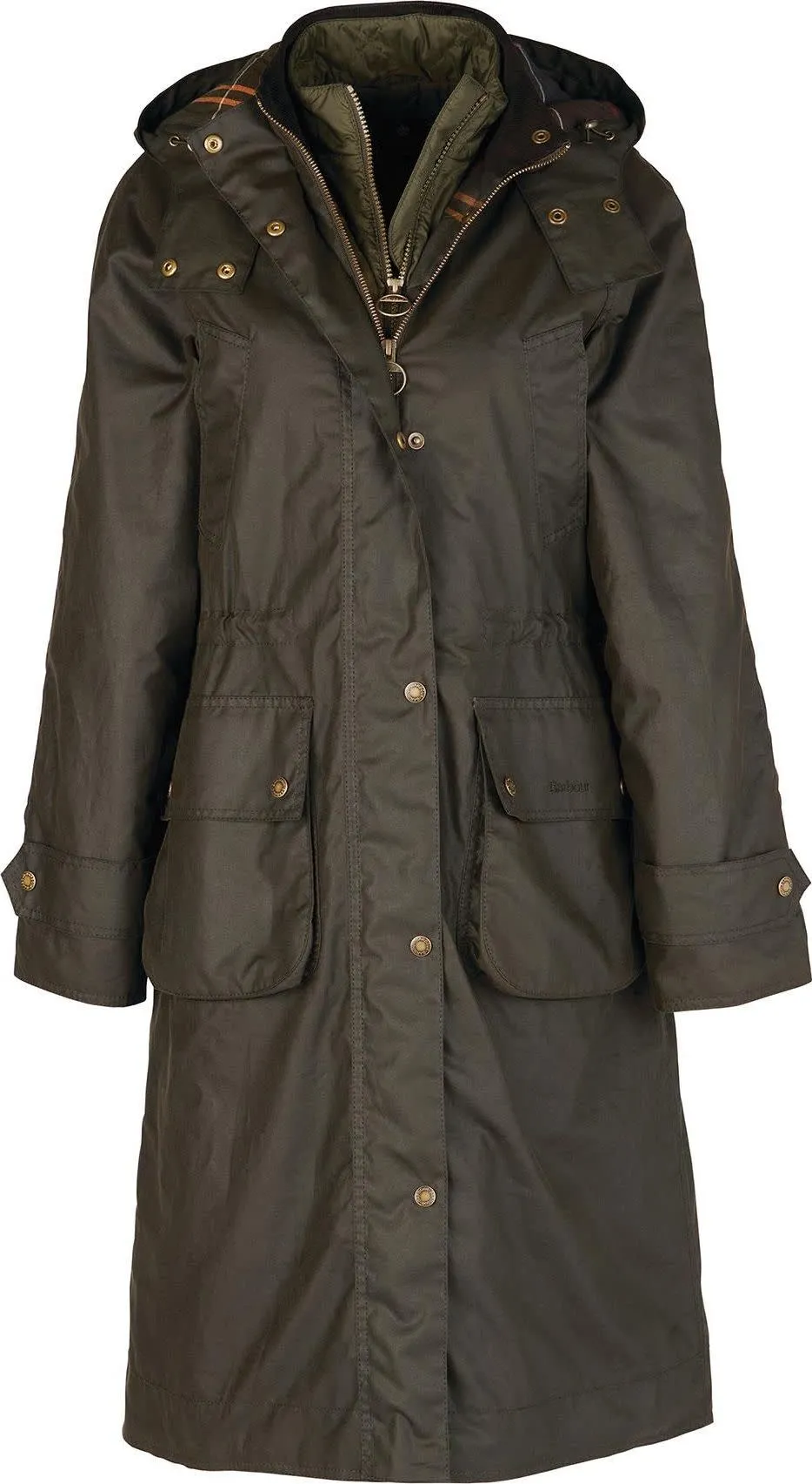 Barbour Women's Long Cannich Wax Jacket Barbour Women's Long Cannich Wax Jacket