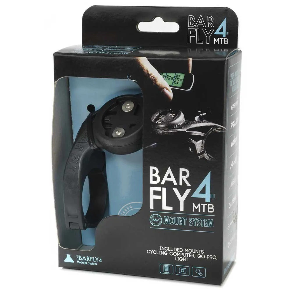 Barfly 4 Mountain Bike-cyclocross Stöd, Black, One Size Barfly 4 Mountain Bike-cyclocross Stöd, Black, One Size