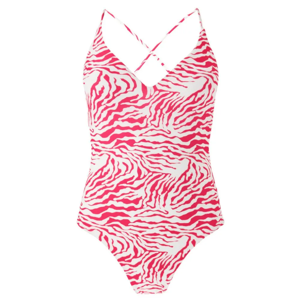 Barts Galia Plunge Baddräkt female, Lipstick Barts Galia Plunge Baddräkt female, Lipstick