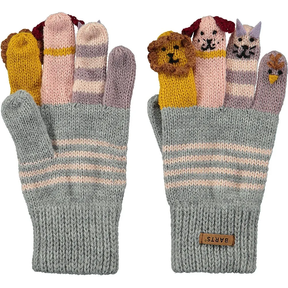 Barts Puppet Handskar, Heather grey, 4