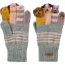 Barts Puppet Handskar, Heather grey, 4