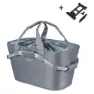 Basil 2day Carry All Mik Bakre Korg 22l, Grey melee, One Size