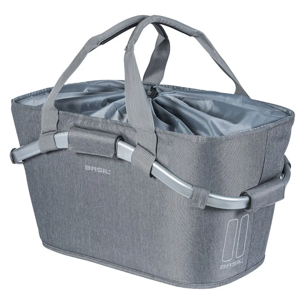 Basil 2day Carry All Mik Bakre Korg 22l, Grey melee, One Size Basil 2day Carry All Mik Bakre Korg 22l, Grey melee, One Size